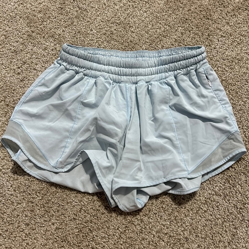 Lululemon baby blue shorts